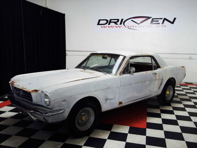 Solid California Black Plate Mustang 289 Project that runs see Video Inspection 1965 Ford Mustang Coupe