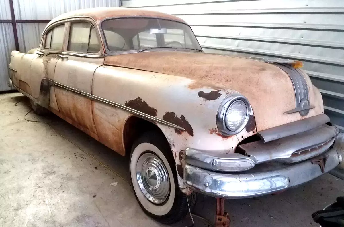 SOLID CAR FOR RESTORATION OR PARTS, ONLY TWO OWNERS FROM NEW! 1954 Pontiac Star Chief STAR CHIEF SEDAN