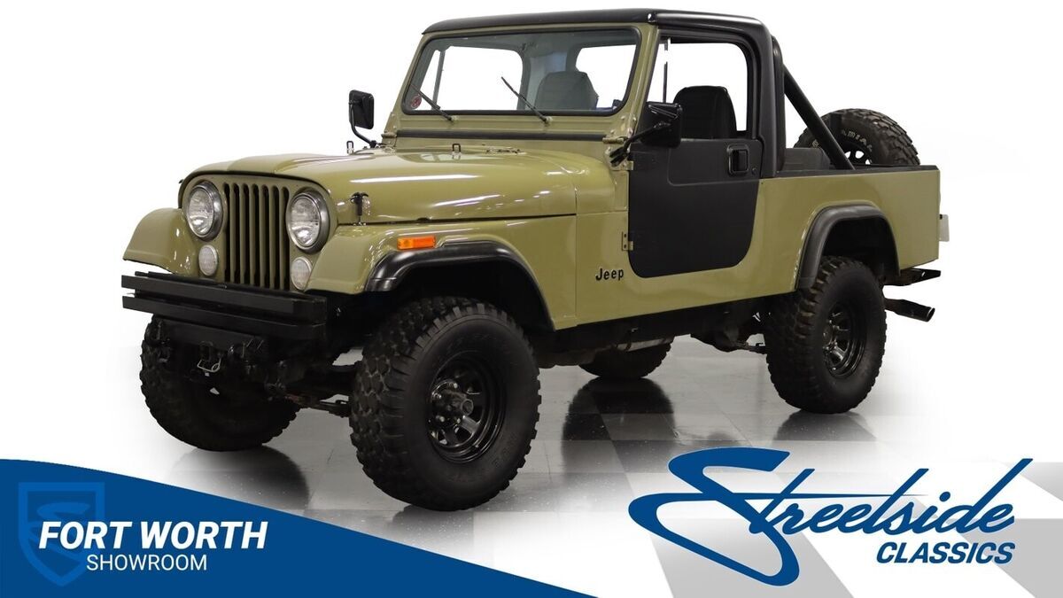 Solid Driver w/ 4.2L Inline 6, 4 Speed Manual, PB w/ Front Disc, 4X4, Ready for 1981 Jeep CJ Scrambler