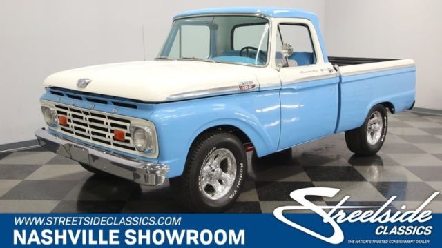 SOLID OLD FORD PICKUP, 292CI MOTOR, 3 SPEED MANUAL, GREAT COLOR COMBO, COOL! 1964 Ford F-100 --