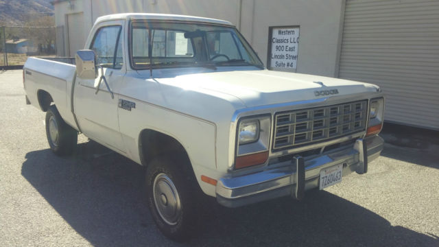 1985 Dodge Power Wagon Prospector 4x4