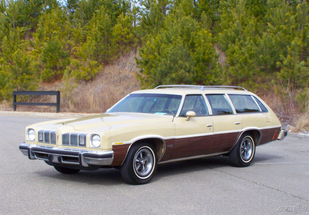 1975 Pontiac Le Mans GRAND SAFARI WAGON 6.6L 400 4BBL WOODGRAIN 3RD SEAT - photo 3
