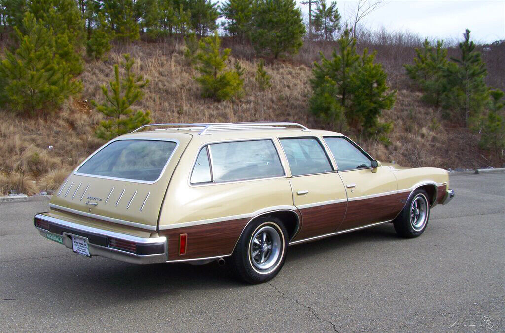 1975 Pontiac Le Mans GRAND SAFARI WAGON 6.6L 400 4BBL WOODGRAIN 3RD SEAT - photo 4