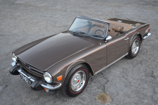 Solid Strong TR6 Roadster with Good Run and Drive 1975 Triumph TR-6