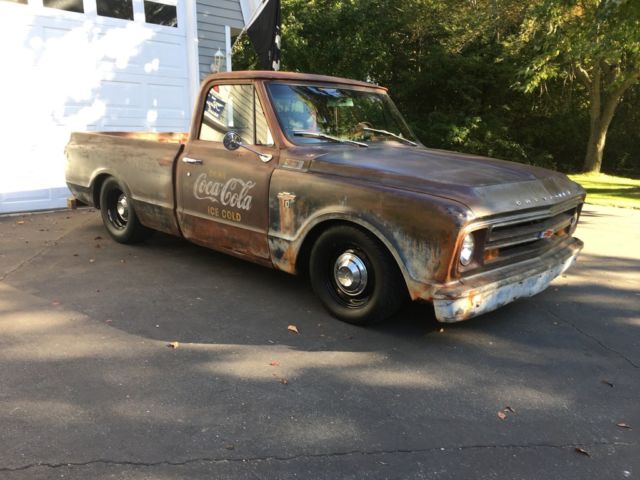 SOLID TURN KEY BUILD SHORT BED NICE PATINA LS SWAP MCGAUGH DROP KIT PS PDB 1967 Chevrolet C-10 TURN KEY BUILD NICE PATINA LS SWAP MCGAUGH