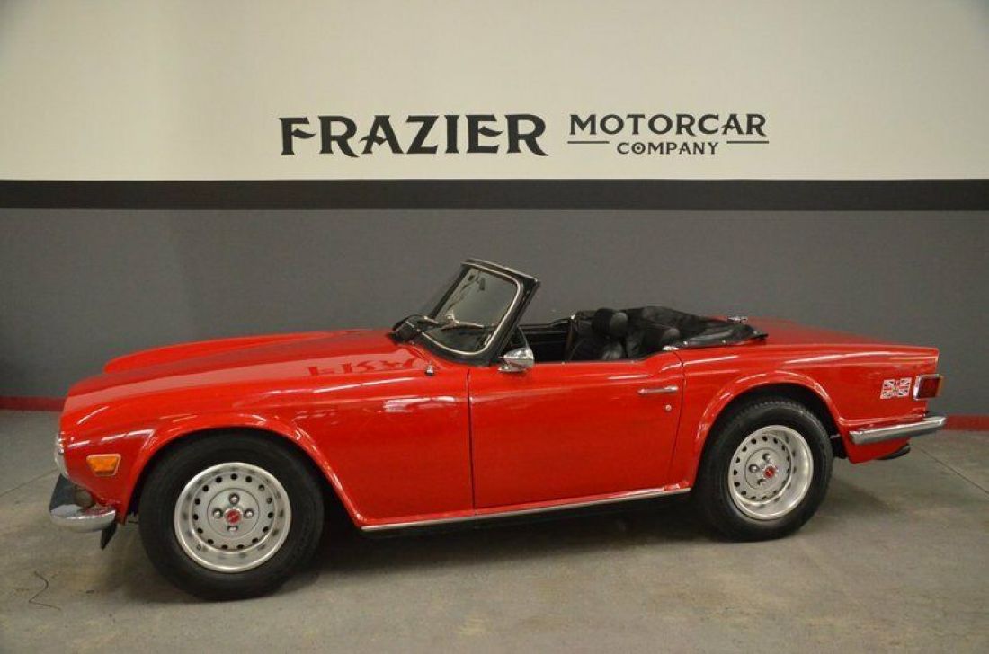 Solid TWO TOP 36326 mile Refreshed TR6 Roadster 1974 Triumph TR6
