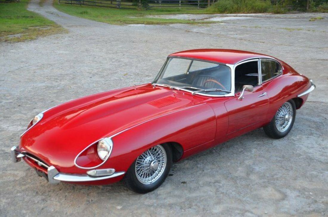 Solid,Strong Driving Series 1 1/2 XKE COUPE RED/Black 1968 Jaguar XKE