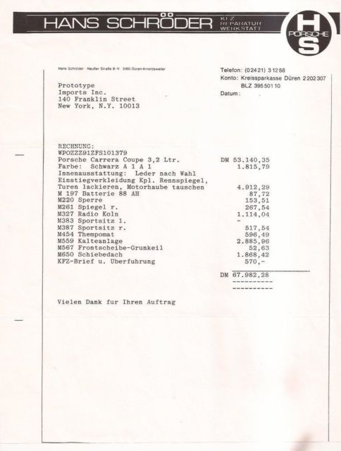 1985 Porsche 911 FACTORY WIDE BODY TURBO LOOK by “Sonderwunsche” - photo 8