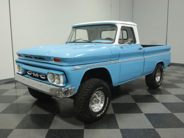 SOUTHERN 4X4 TRUCK, 350 V8, 700R4, LONGTUBES, PWR FRNT DISCS, PWR STEER, LIFT!! 1965 GMC C10 4X4