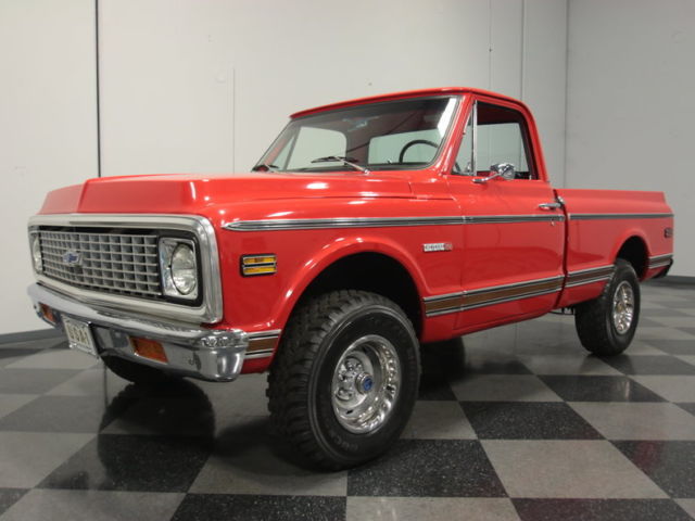 SOUTHERN 4X4 TRUCK, CLEAN RESTO, 350 V8, AUTO, PWR FRNT DISC, PWR STEER, R134AC 1972 Chevrolet K-10