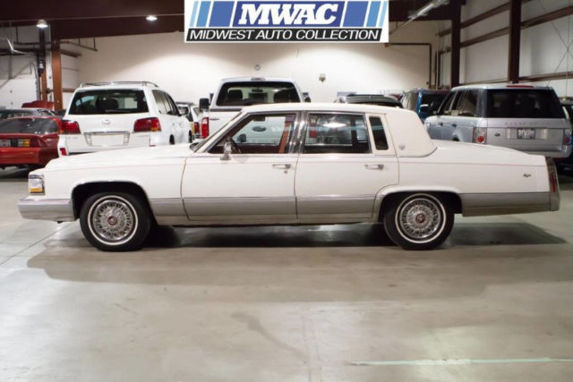 SOUTHERN CAR~RED LEATHER~57 ENGINE~EFI~LUXURY~BROUGHAM~BEST COLOR COMBO~ 1991 Cadillac Brougham 4dr Sedan