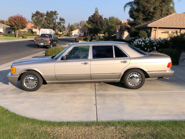 Southern Claifornia Rust Free Dry 1 Owner 1990 420 SEL Silver / Palomino 1990 Mercedes-Benz 400-Series S Class