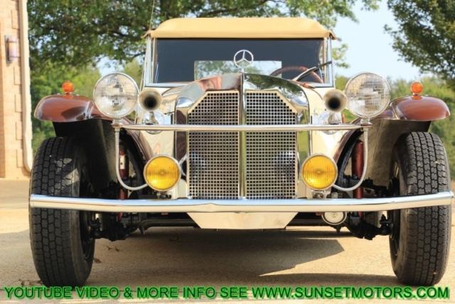 1969 Mercedes-Benz SSK Replica Kit Car Gazelle Convertible VW Engine - photo 11