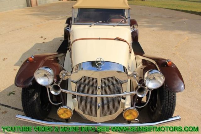 1969 Mercedes-Benz SSK Replica Kit Car Gazelle Convertible VW Engine - photo 12