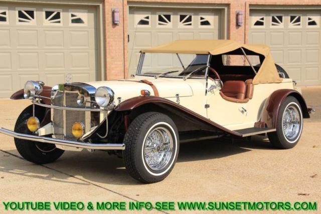 1969 Mercedes-Benz SSK Replica Kit Car Gazelle Convertible VW Engine - photo 3
