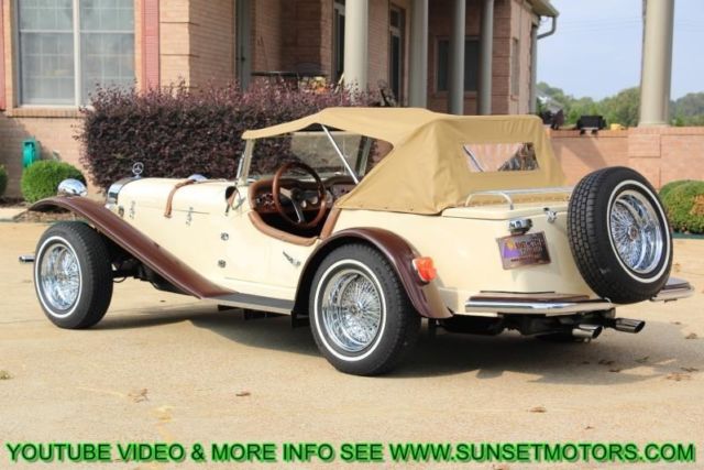 1969 Mercedes-Benz SSK Replica Kit Car Gazelle Convertible VW Engine - photo 5