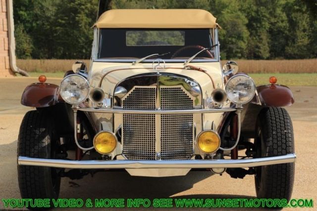 1969 Mercedes-Benz SSK Replica Kit Car Gazelle Convertible VW Engine - photo 9