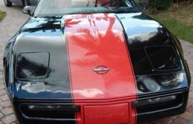 1984 Chevrolet Corvette BLACK on HELL/DEVIL RED - photo 3