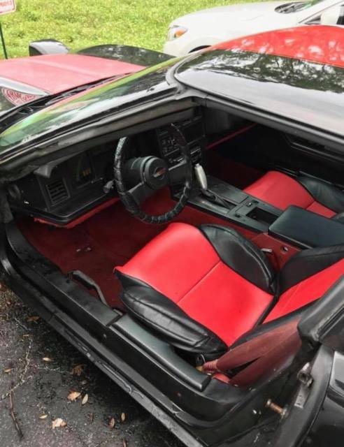 1984 Chevrolet Corvette BLACK on HELL/DEVIL RED - photo 6
