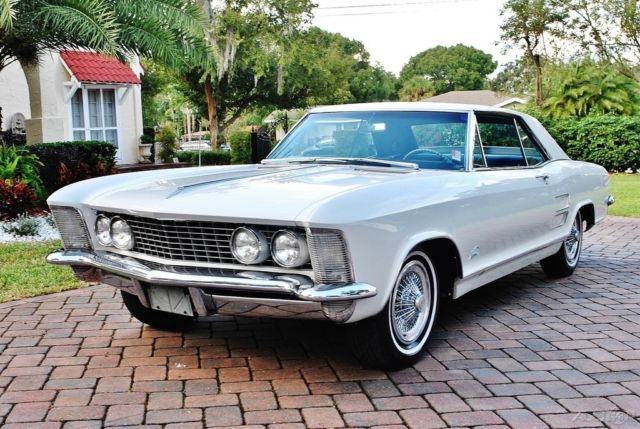Spectacular 1963 Buick Riviera All Original, A/C, 401 Engine, 59k Actual Miles, 1963 Buick Riviera Coupe Stunning Original Condition