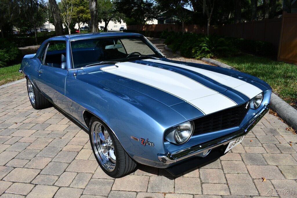 1969 Chevrolet Camaro Beautifully Restored Glacier Blue Exterior