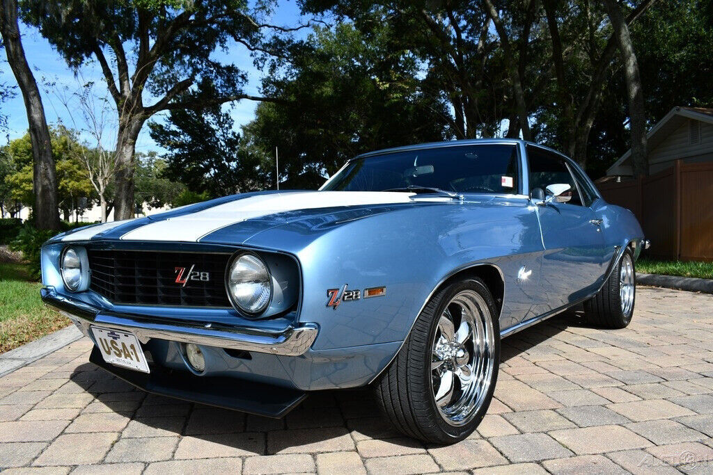 1969 Chevrolet Camaro Beautifully Restored Glacier Blue Exterior - photo 12