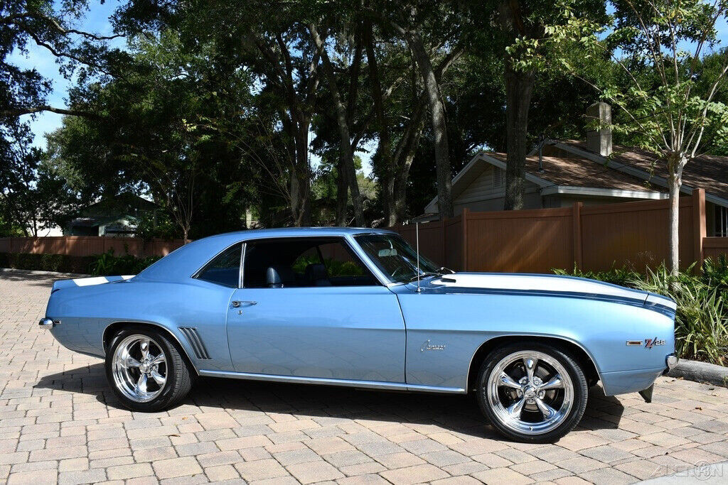 1969 Chevrolet Camaro Beautifully Restored Glacier Blue Exterior - photo 4