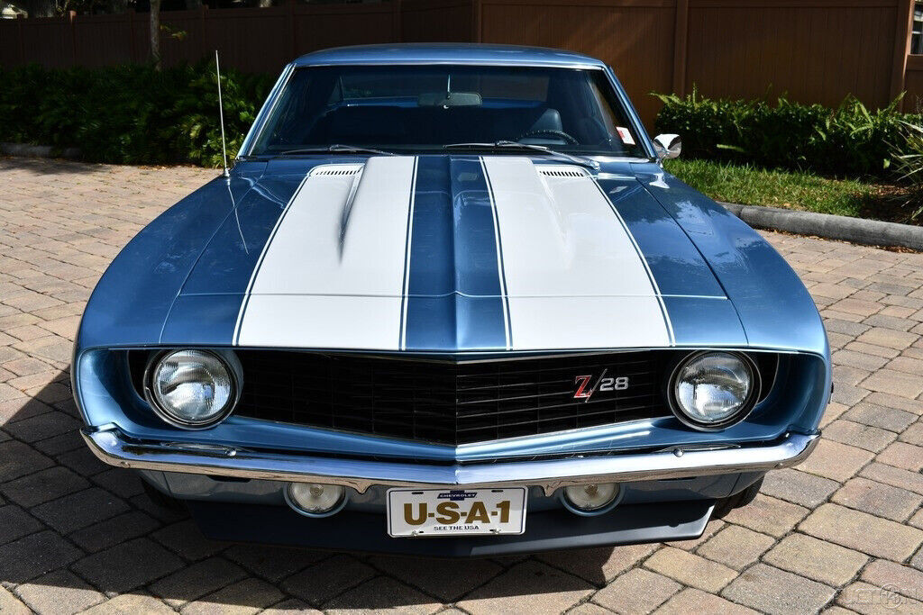 1969 Chevrolet Camaro Beautifully Restored Glacier Blue Exterior - photo 8