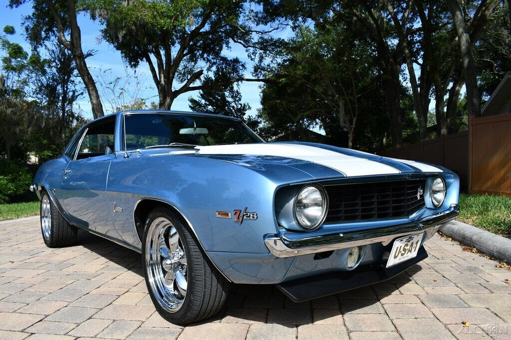 1969 Chevrolet Camaro Beautifully Restored Glacier Blue Exterior - photo 9