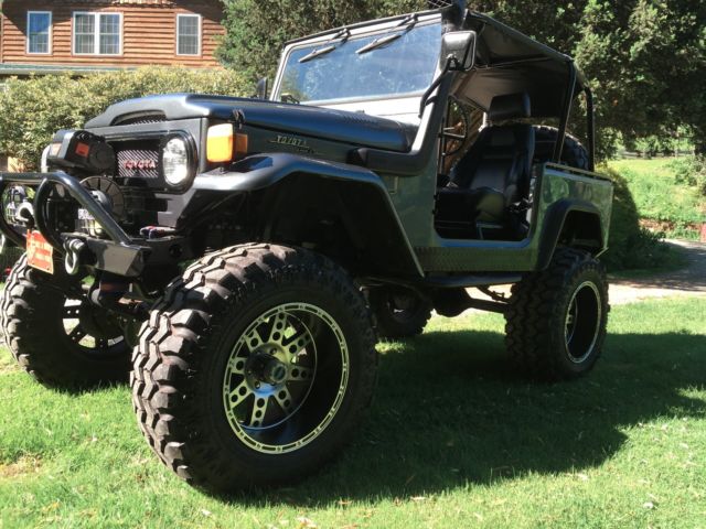 Spectacular 76 TOYOTA LAND CRUISER fj40 fit with Chevy 350 4WD ALL the EXTRAS 1976 Toyota Land Cruiser