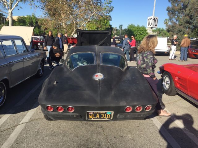 Split Window Corvette black plate California car no hit body Big Block 1963 Chevrolet Corvette split window