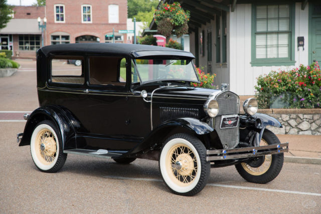 Sporty, Attractive, Well-Built, Smooth-Running 1931 Ford Model A 1931 Ford Model A Deluxe 2 Door Sedan