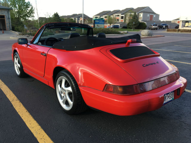 Squeaky clean 911 Carrera 4 Cabriolet New clutch, new tires, fully serviced 1991 Porsche 911