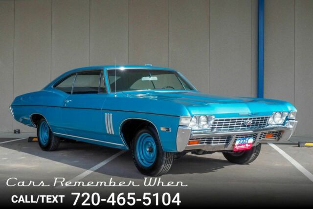 SS 427 One Owner Protect-O-Plate A/C 427 Big Block 4-Speed 1968 Chevrolet Impala SS 427 One Owner Protect-O-Plate A/C