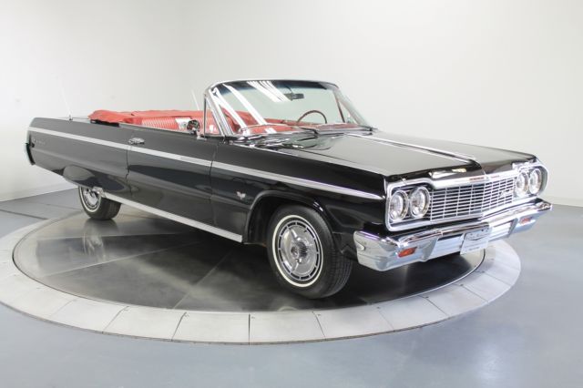 SS Convertible - #'s Matching 327 - 4-Speed Manual - Fender skirts - BEAUTIFUL!! 1964 Chevrolet Impala SS