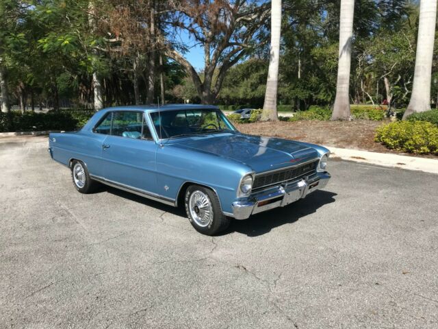SS - L79 327/350 HP - muncie 4 speed - Marina Blue - protect-o-plate! 1966 Chevrolet Nova SS