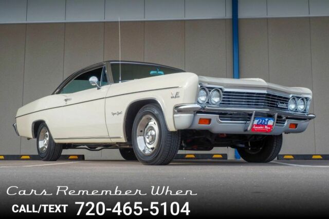 SS Numbers Matching A/C Protect-O-Plate 396 Big Block Chevy 3-Speed Automatic 1966 Chevrolet Impala SS Numbers Matching A/C Protect-O-Plate