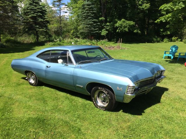 SS396. Bucket Seats With Console & Automatic. Original Drivetrain & Body Panels. 1967 Chevrolet Impala Bucket Seats