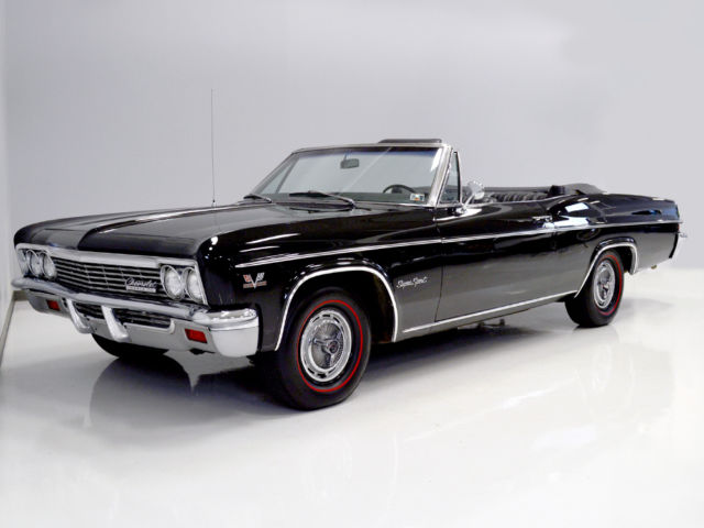 SS427, 28,457 original miles, matching-numbers, build sheet, loaded with options 1966 Chevrolet Impala SS427