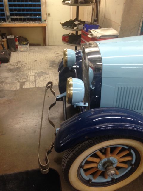 1926 Studebaker standard six blue - photo 4