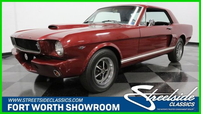 Stang 289 V8 Auto Custom Red Black GT Touches Pony Hot Rod 1965 Ford Mustang