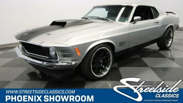 Stang Custom Gray V8 Modern Manual Classic Vintage Collector Resto Holley Upgrad 1970 Ford Mustang Mach 1 Restomod