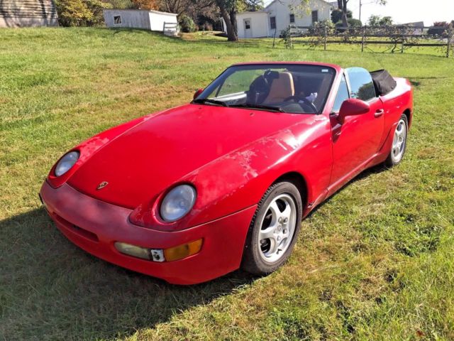 Starts,Runs,Drives,Stops,Shifts Well, All Lights Work, Owner's Manual & Tool Kit 1994 Porsche 968 Base Convertible 2-Door