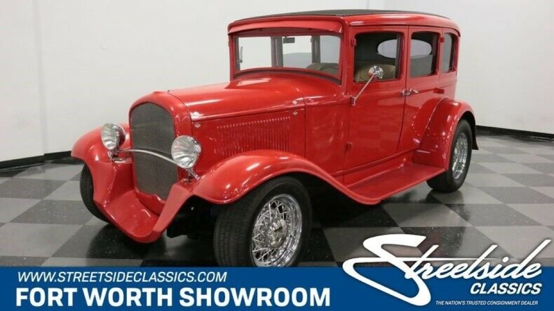 Steel Body! Chevy 350 V8, TH350 Auto, A/C, Mustang II, Pwr Frt Disc, Very Sharp! 1932 Plymouth 4 Door Sedan