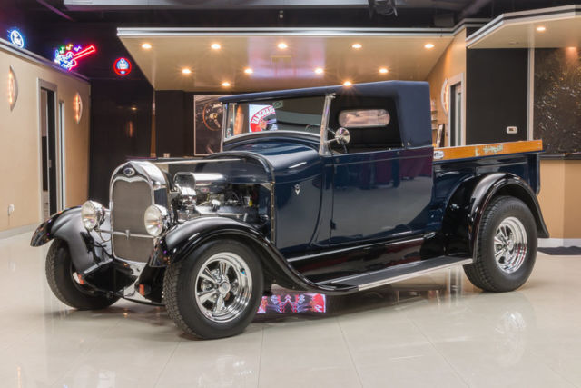 Steel Body! Frame-Off, Custom Build! GM 350ci V8 Crate Engine, TH350 Auto, Disc 1928 Ford Model A