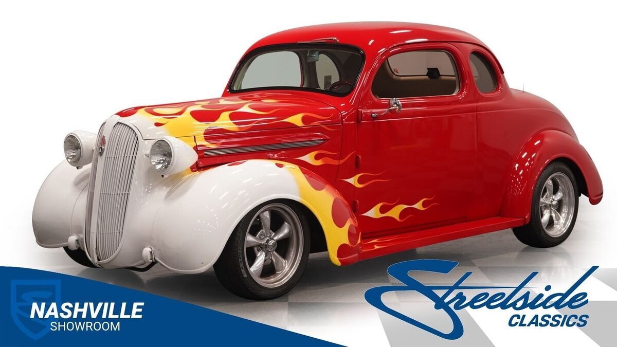 Steel body with fiberglass running boards MOPAR 318ci powered Mustang II front e 1937 Plymouth 5-Window Coupe