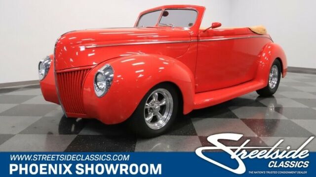 Steel Cabriolet Custom Recent Classic Vintage Collector V8 TH350 Auto Speed Spor 1940 Ford Deluxe Convertible