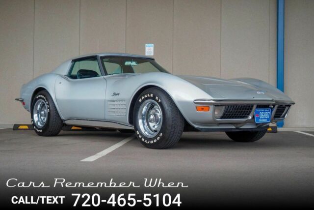 Stingray One Owner Unrestored Well-Documented 350/300hp 4-Speed Silver 1970 Chevrolet Corvette Stingray One Owner Unrestored Well-Documented