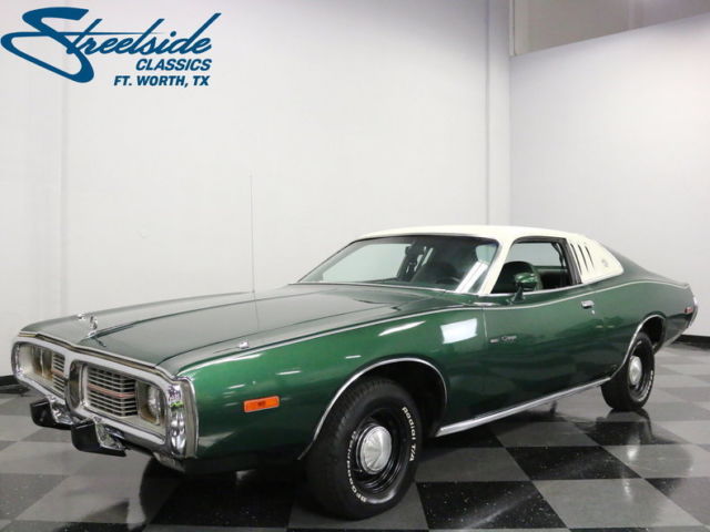 STOCK & CORRECT SURVIVOR W/ 360 V8, 3SPD AUTO, PS/B, FRT DISC, BROADCAST SHEET! 1974 Dodge Charger SE