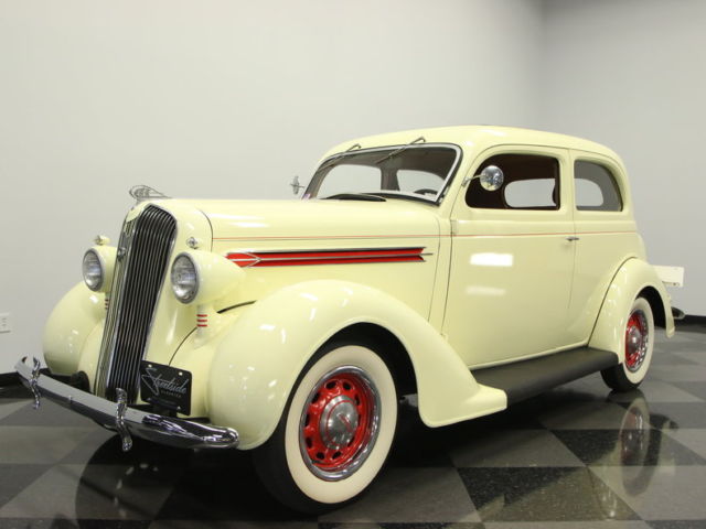 STORED FOR 46 YEARS, REBUILT 201 CI 6, DRIVES FANTASTIC, NEW INTERIOR, TIME WARP 1936 Plymouth 2 Door Touring Sedan
